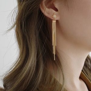GP Star Tassels Stud Earrings